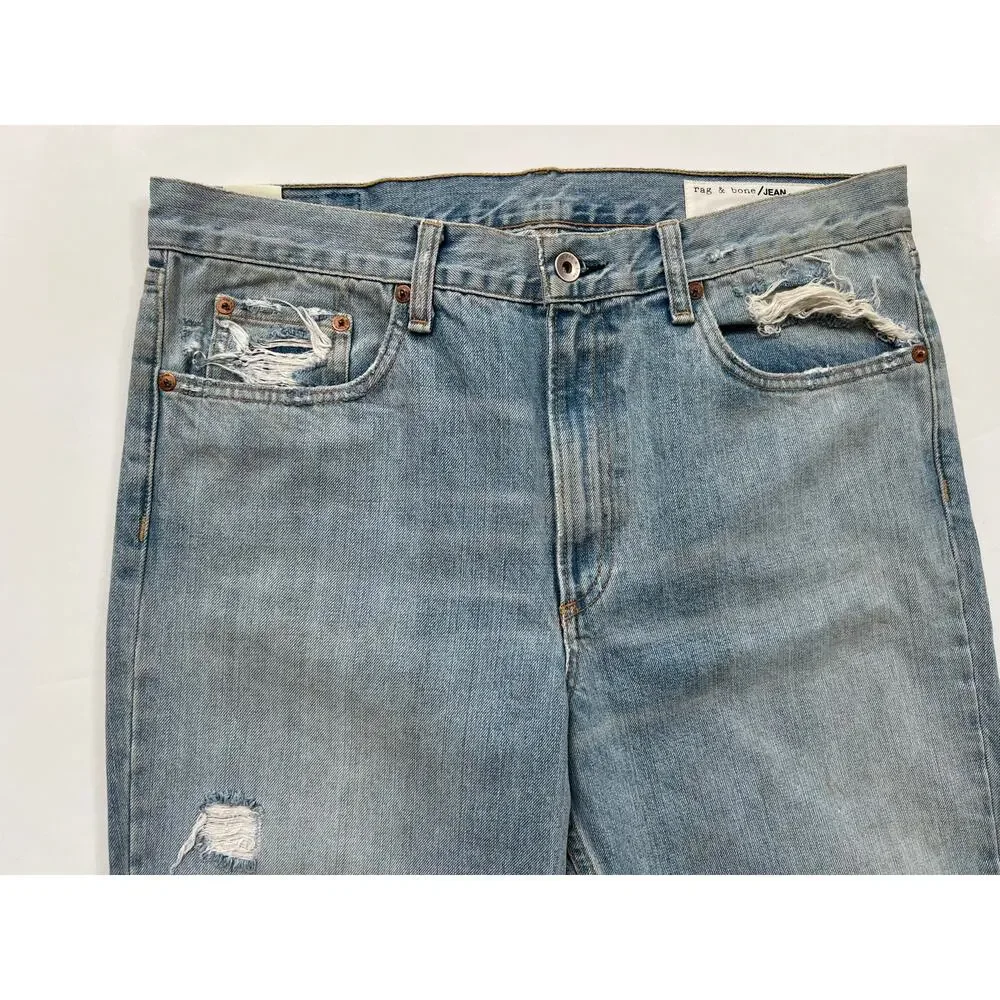 Rag & Bone Womens Union Pool Marilyn Distressed Jeans W1718K165UNI Size 31 - Picture 8 of 16